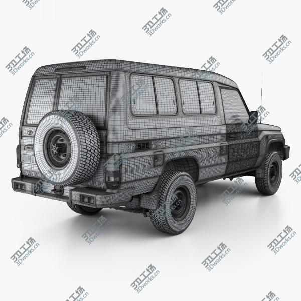 images/goods_img/202104023/Toyota Land Cruiser (J78) Wagon with HQ interior 2010 3D/4.jpg